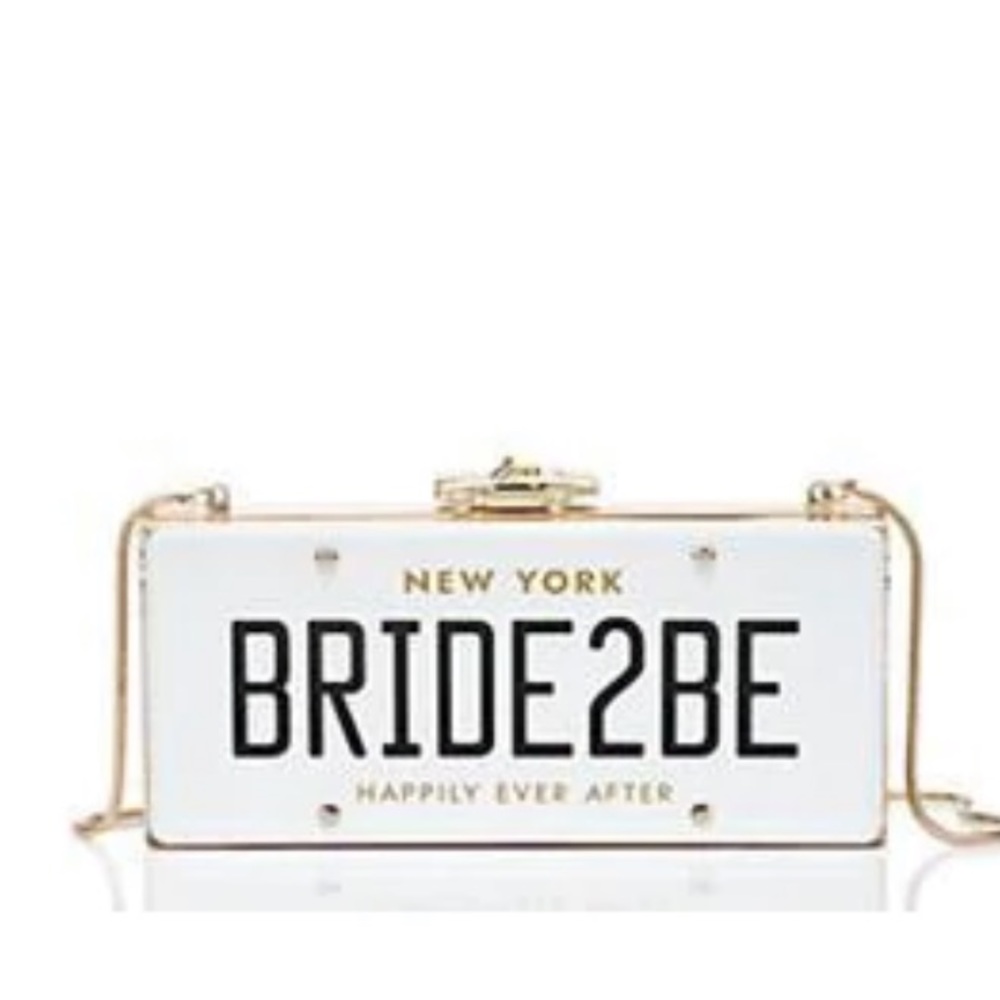 Kate Spade New York

WEDDING BELLES BRIDE2BE LICENSE PLATE CLUTCH